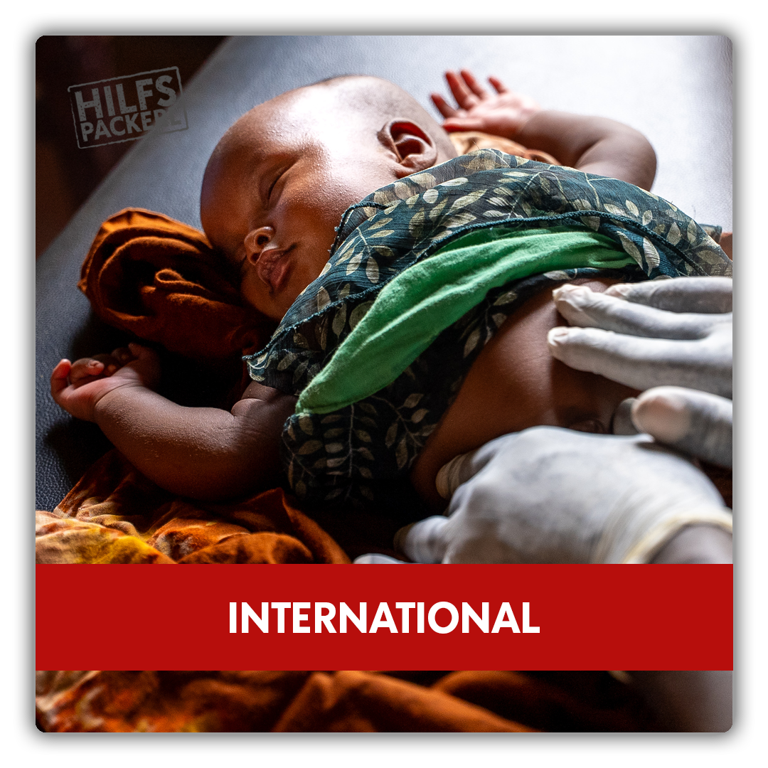 Katastrophenhilfe: Babypflege-Set